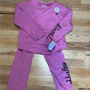 Hurley Kids Pink Sweatsuit